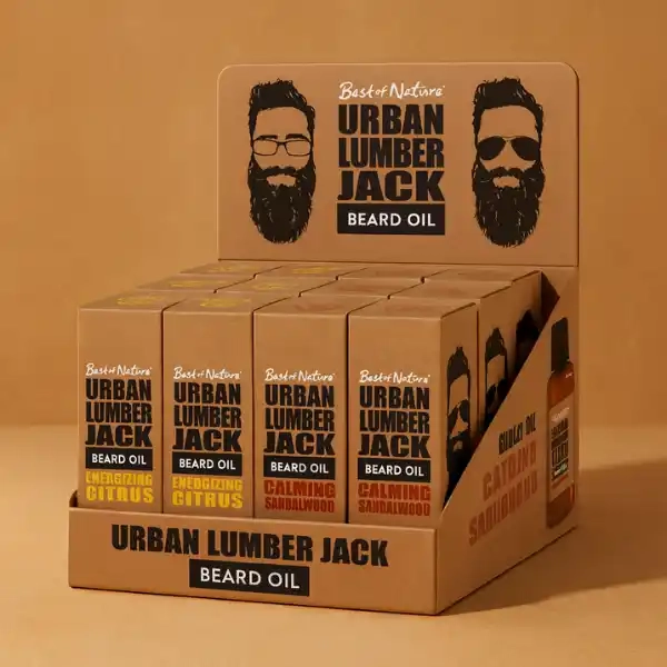 Custom Beard Oil Packaging Boxes